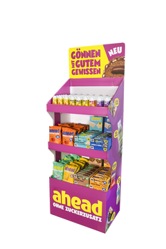 Fitness Display 214 Stk. 12f. sort.