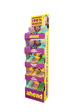 Riegel Mix Display 240 Stk. 7f. sort.