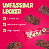 Dark Chocolate Raspberry Protein Bar (14x45g)