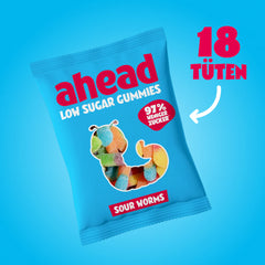 Sour Worms Gummies Low Sugar (18x50g)