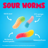 Sour Worms Gummies Low Sugar (18x50g)